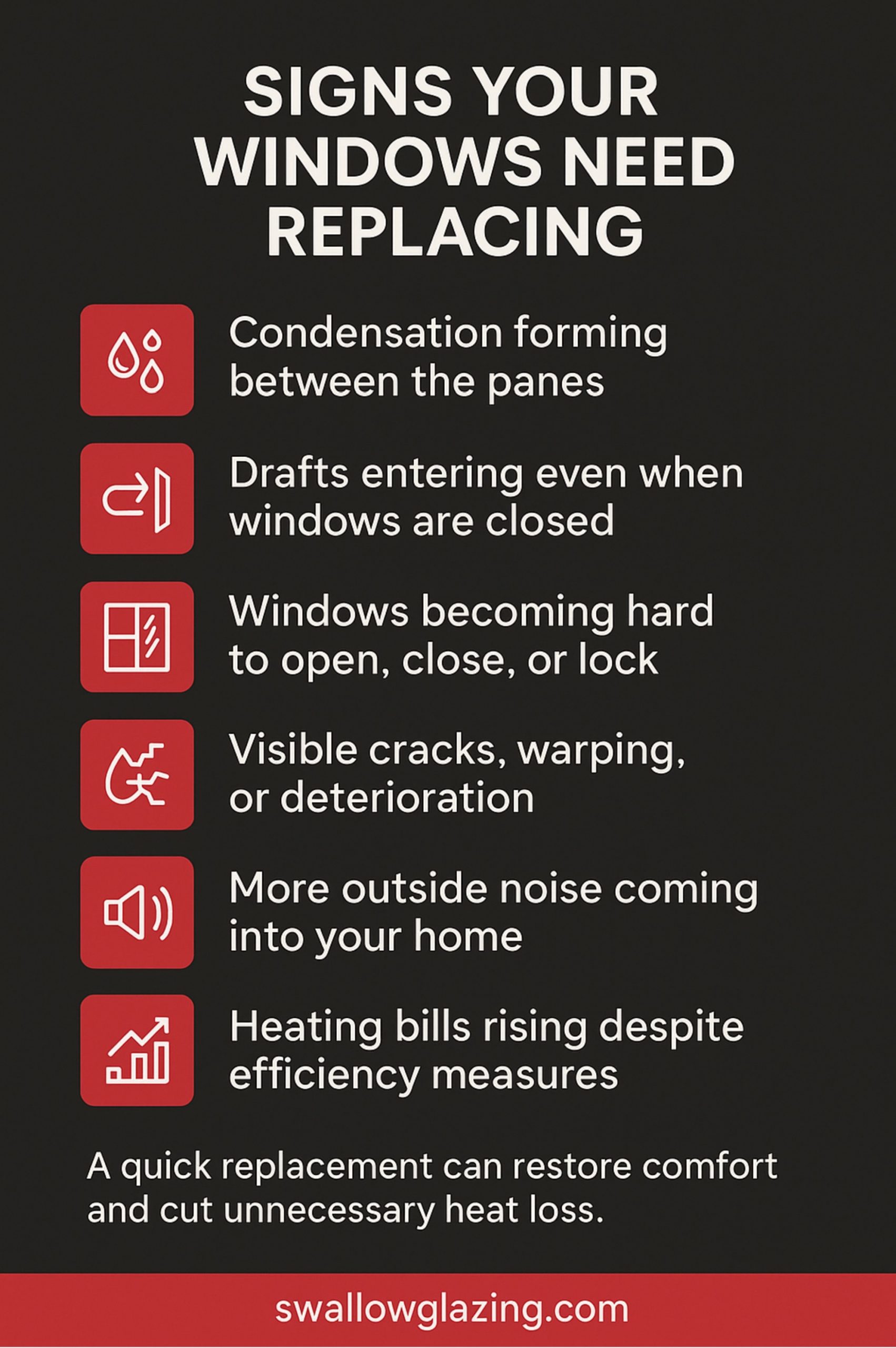 Signs your windows need replacing
